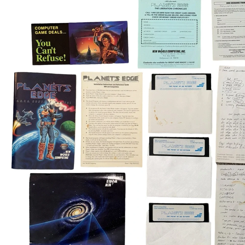 Planet's Edge: The Point of No Return - New World Computing - 1991 / IBM